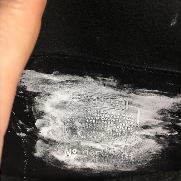 Vintage Coach  Pocket Purse 9755 , in Black made in United States before 1994 - Picture 10 of 10